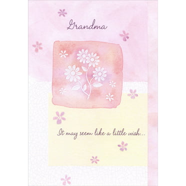 Details about   Happy Birthday Nan Card Flowers Sentiment Verse Envelope Inc Pink Special
